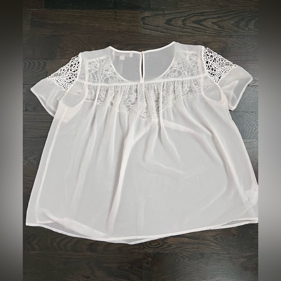 Loft Cut Out Flowy Top - Picture 2 of 3